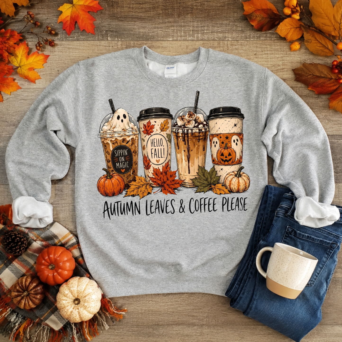 Autumn Leaves Fall Sweatshirt