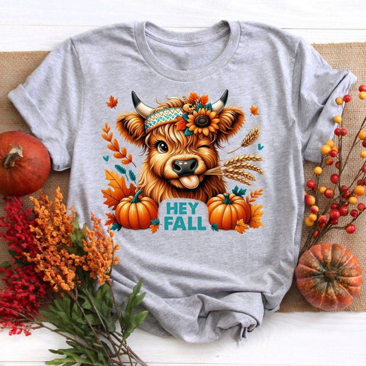 Autumn Cow Fall Shirt