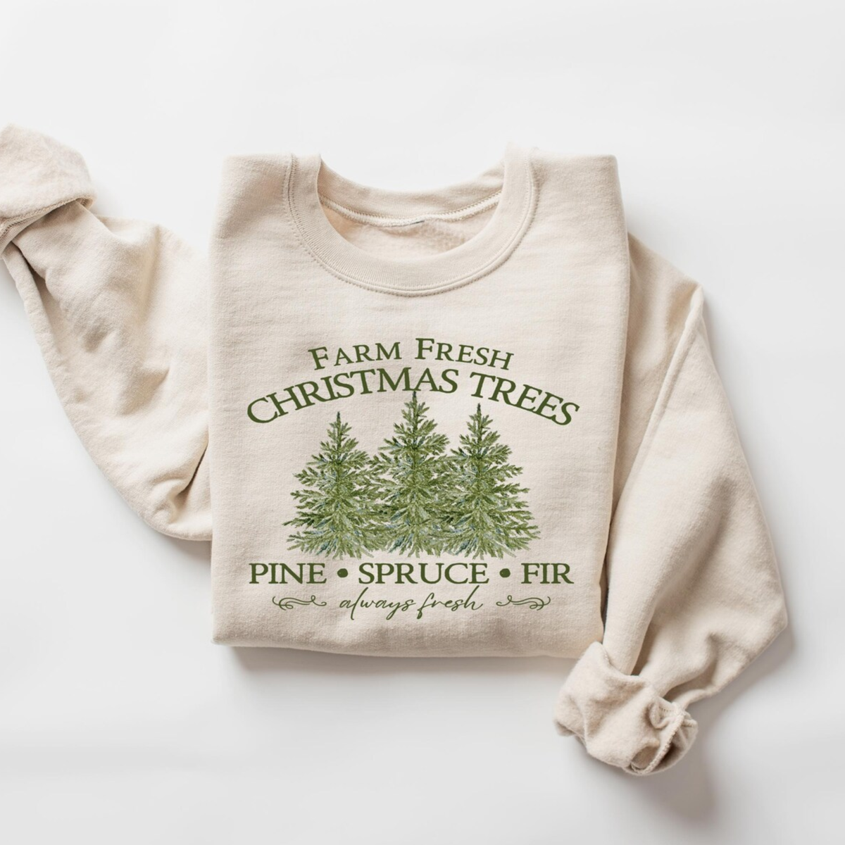 Farm Fresh Christmas Sweatshirt