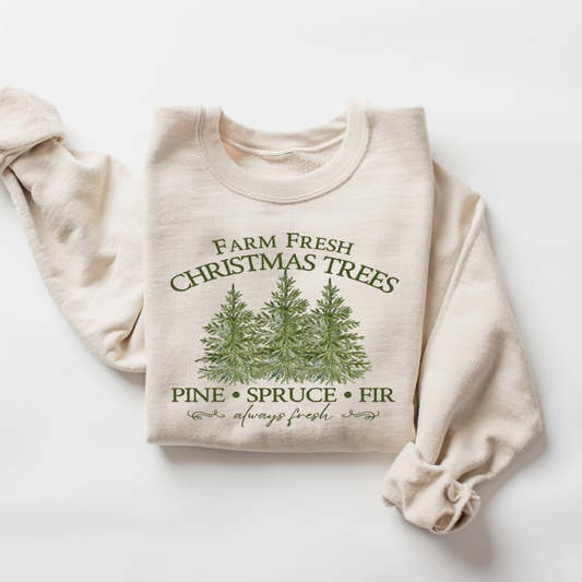 Farm Fresh Christmas Sweatshirt