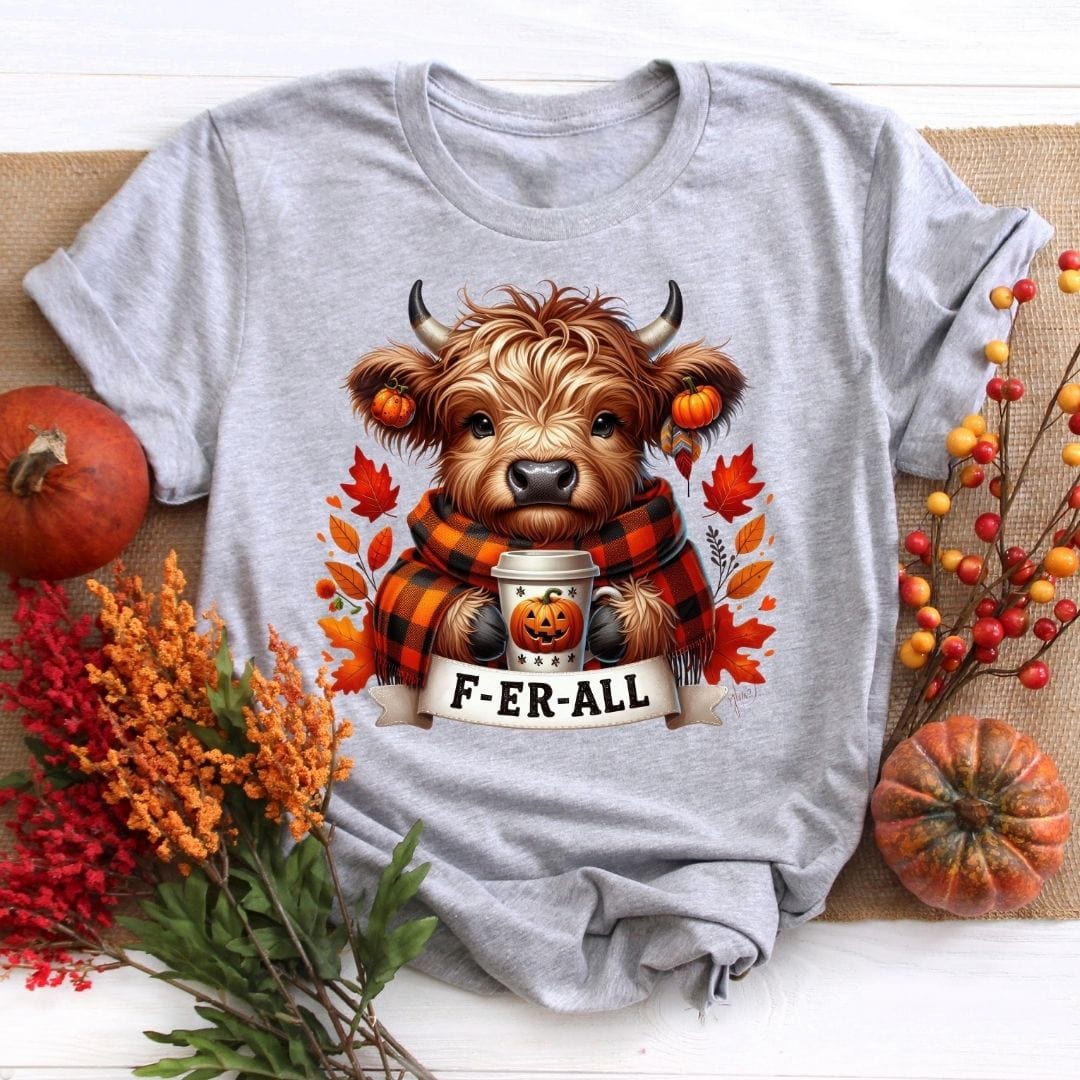 Autumn F-er-all Cow Fall Shirt