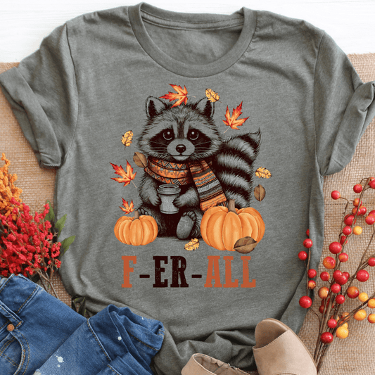 F-er-all Raccoon Fall Shirt