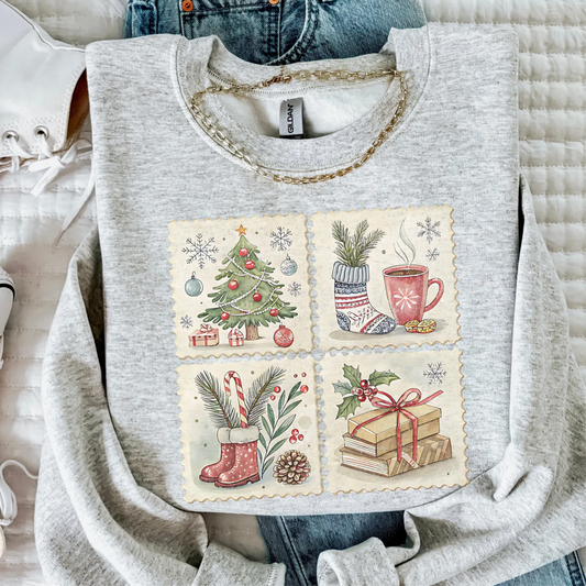 Retro Inspired Christmas Sweatshirt
