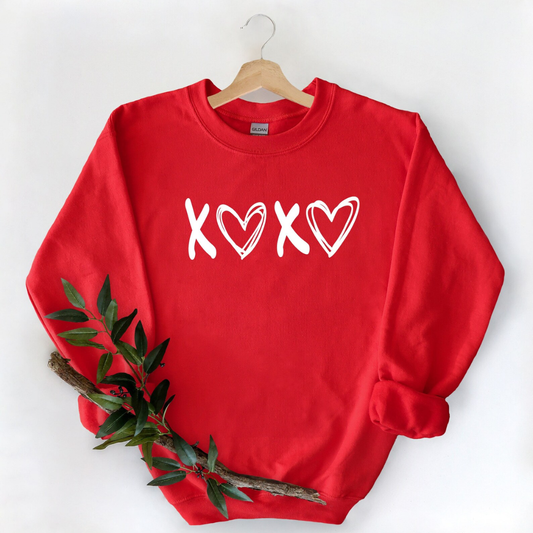 XoXo Valentine's Day Sweatshirt - Red