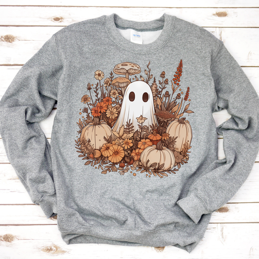 Cute Ghost Autumn Sweatshirt