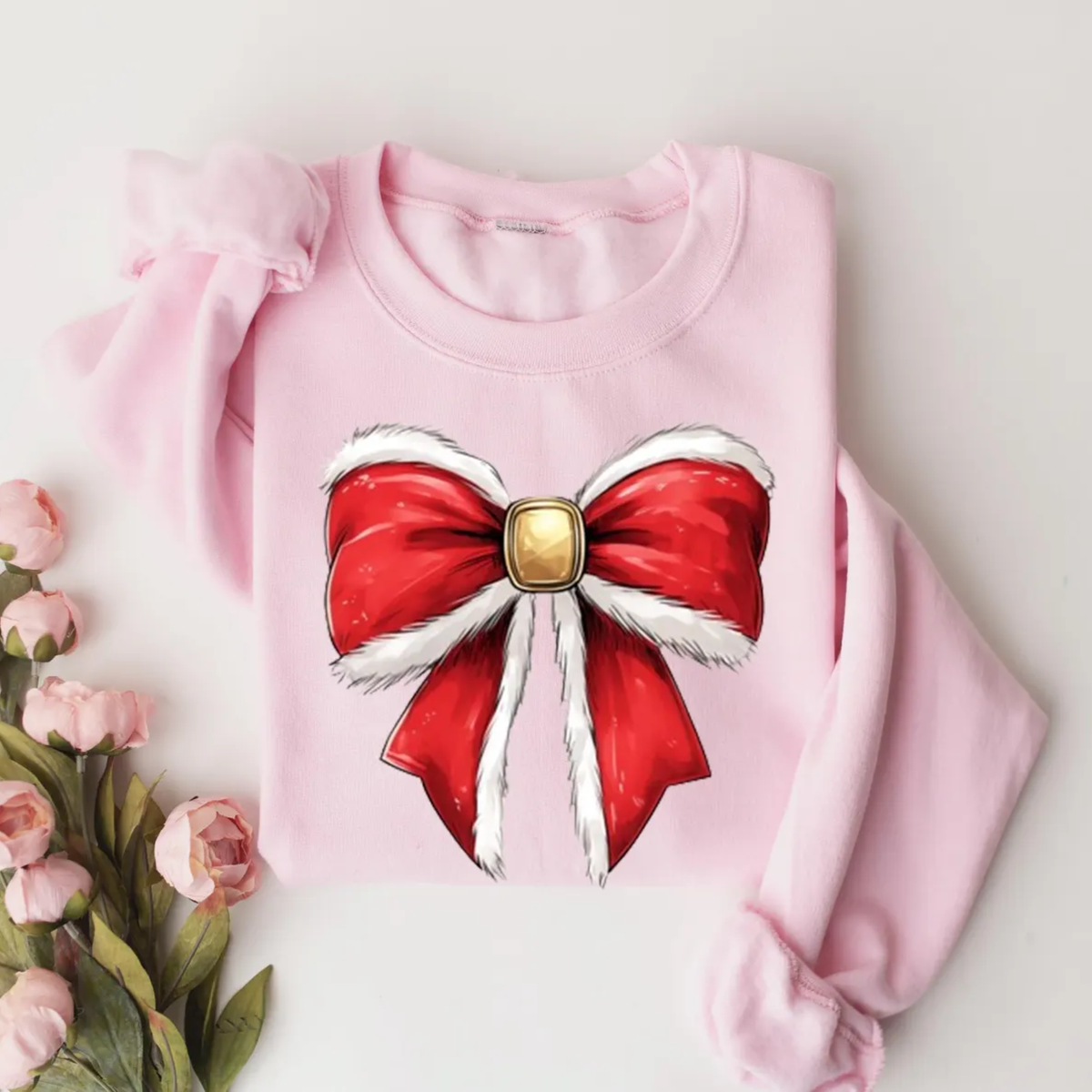 Vintage Bow Christmas Sweatshirt