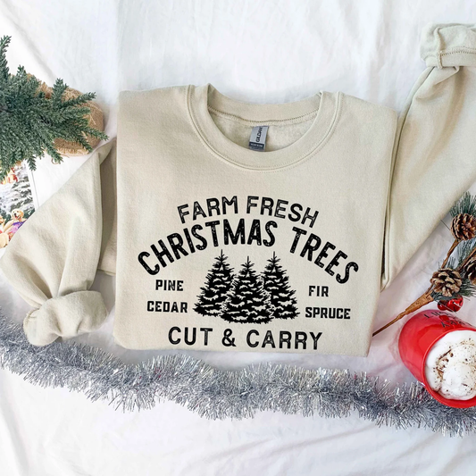 Farm Fresh Christmas Sweatshirt