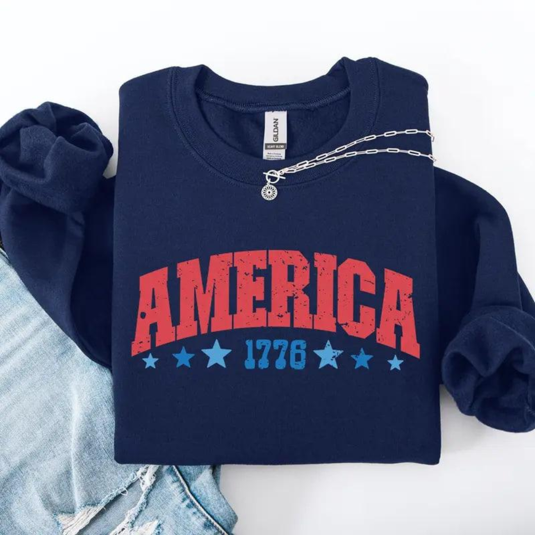 AMERICA 1776 Sweatshirt - Navy