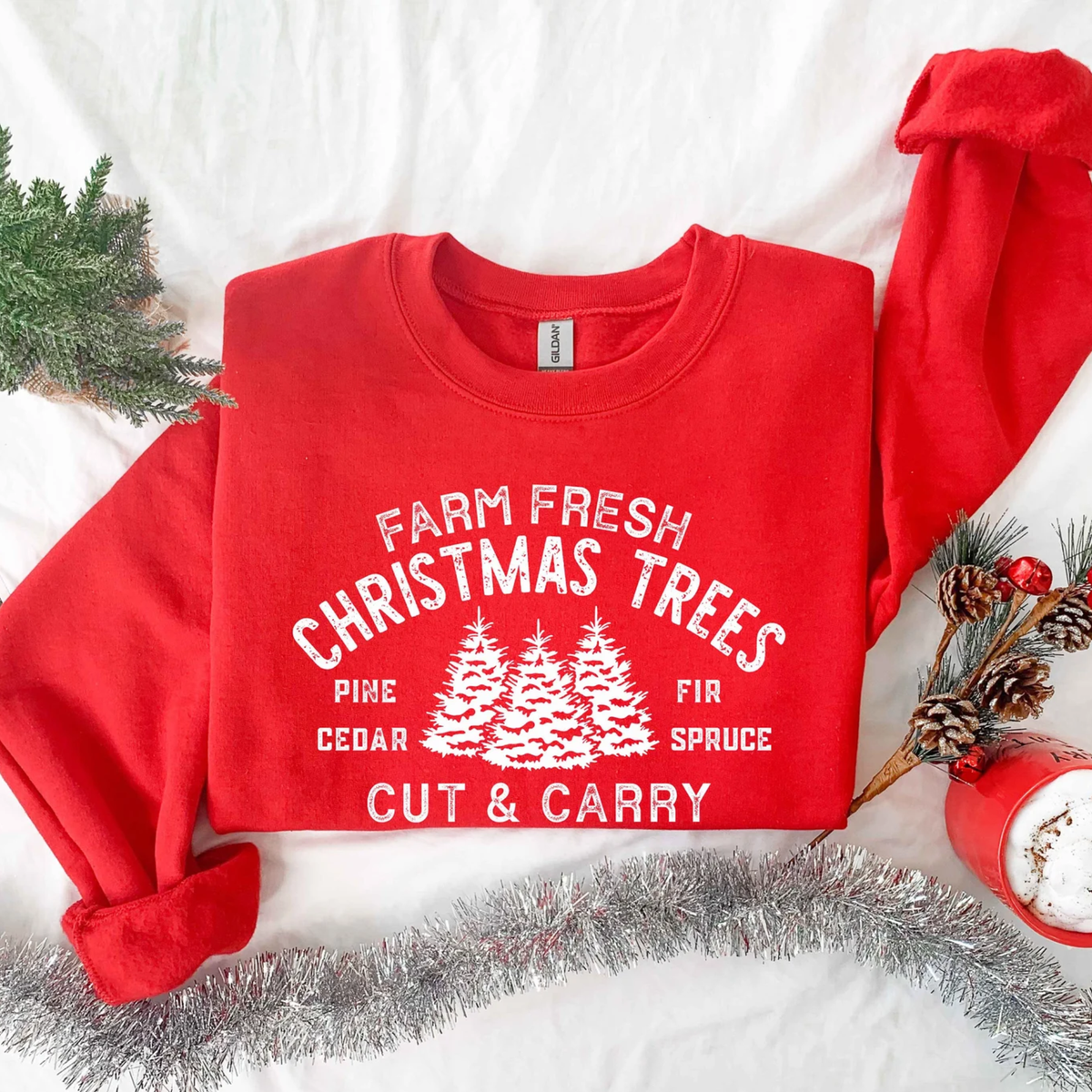 Farm Fresh Christmas Sweatshirt
