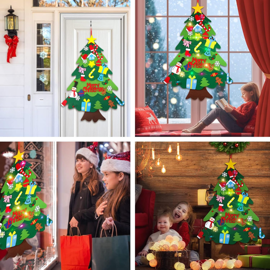 Jovial Merch™ Felt Christmas Tree