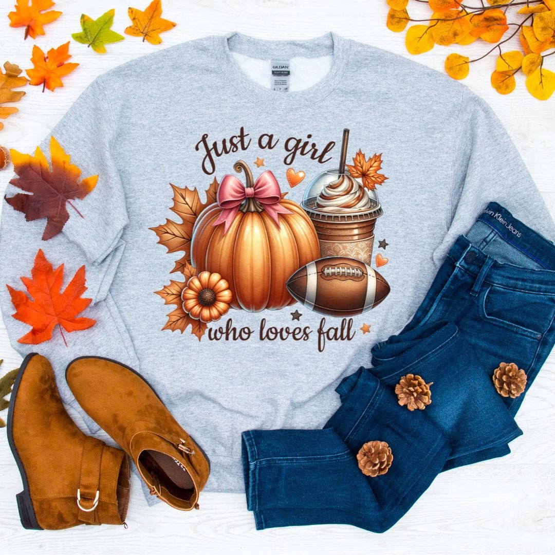 Just A Girl Who Loves Fall Sweatshirt