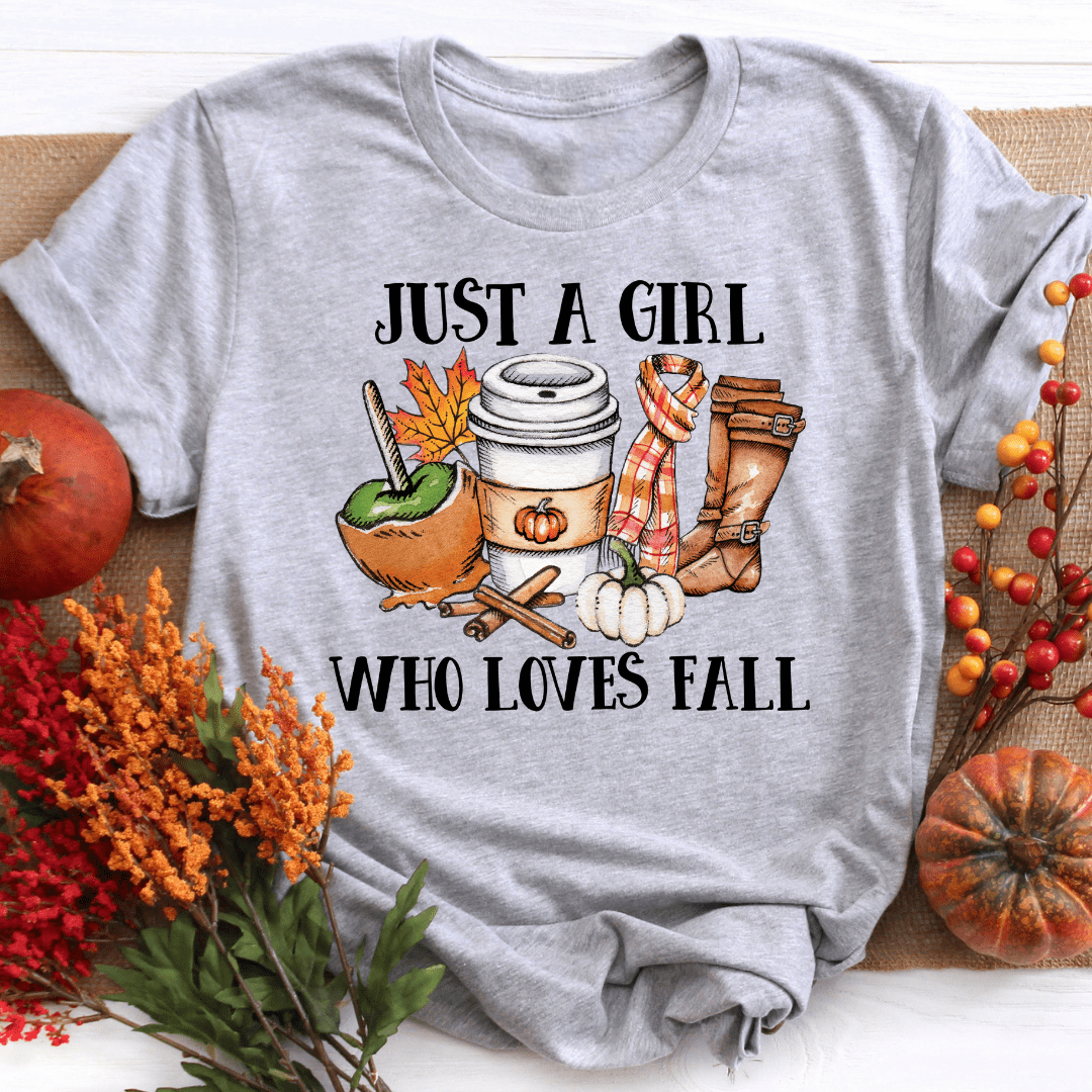 Girl Who Loves Fall Shirt