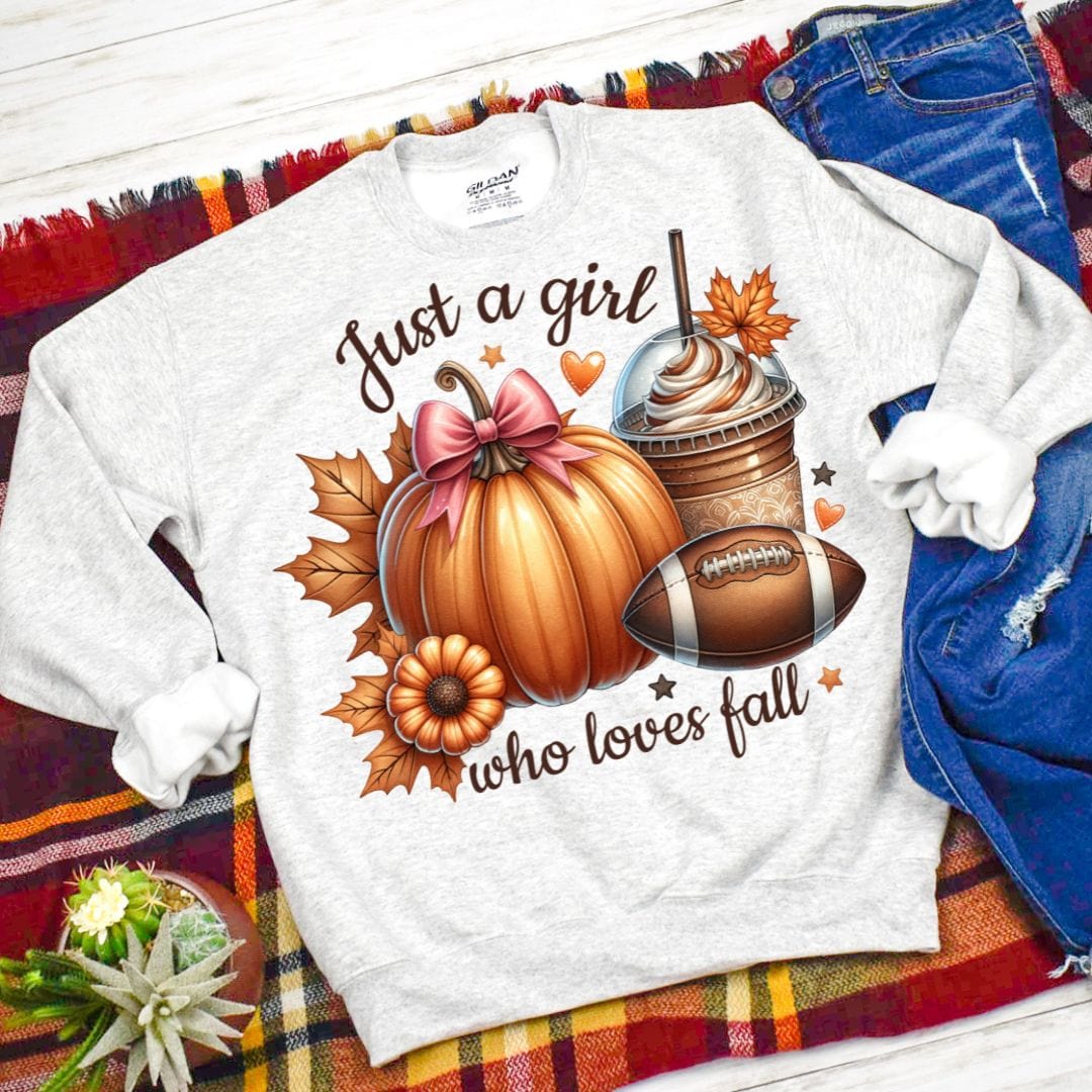 Just A Girl Who Loves Fall Sweatshirt