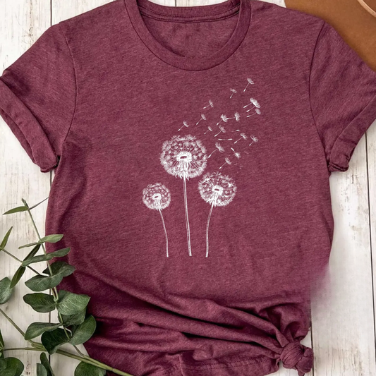 Dandelions St Patrick's Day Shirt - Maroon
