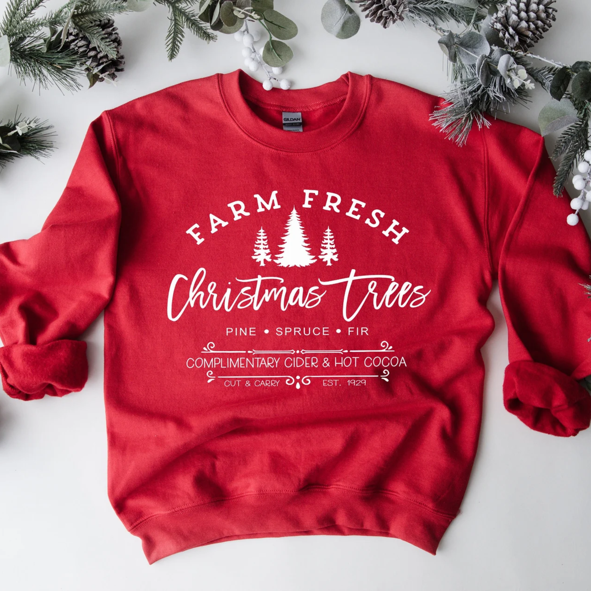 Farm Fresh Christmas Sweatshirt