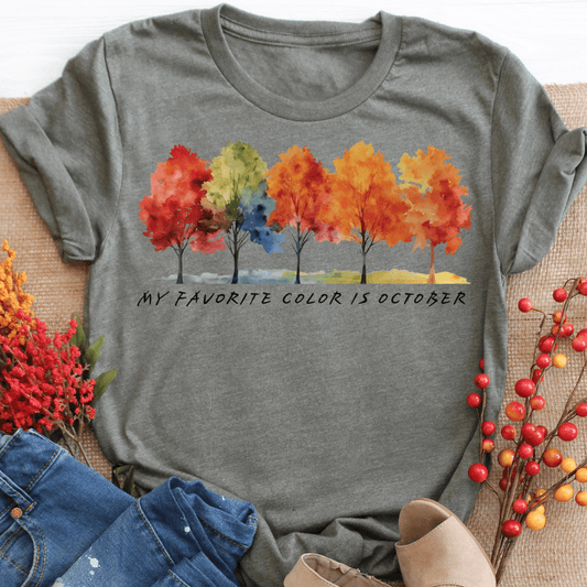 Favorite Color October Fall Shirt