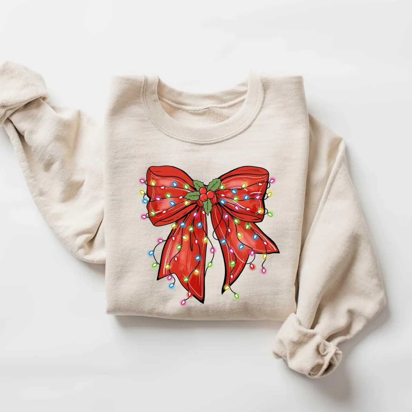 Vintage Bow Christmas Sweatshirt