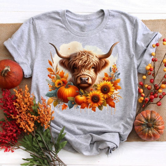 Autumn Cow Fall Shirt