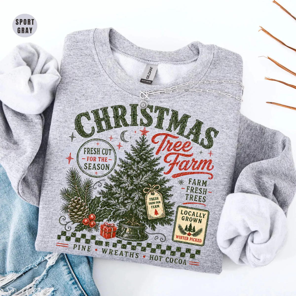 Tree Farm Christmas Sweatshirt