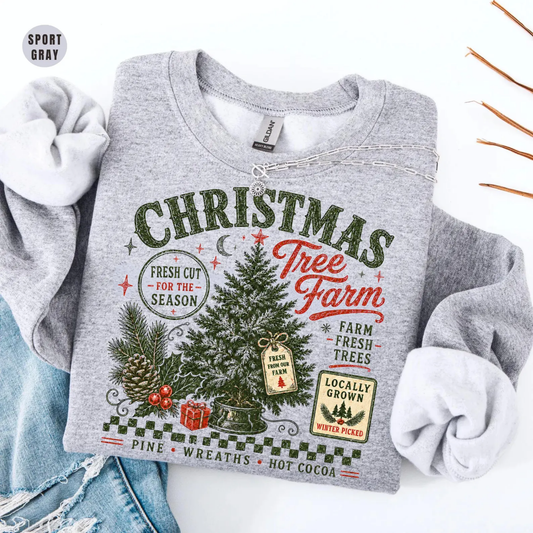Tree Farm Christmas Sweatshirt