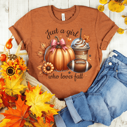 Girl Who Loves Fall Shirt