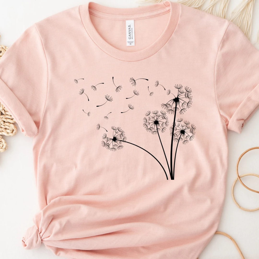 Dandelions St Patrick's Day Shirt - Peach