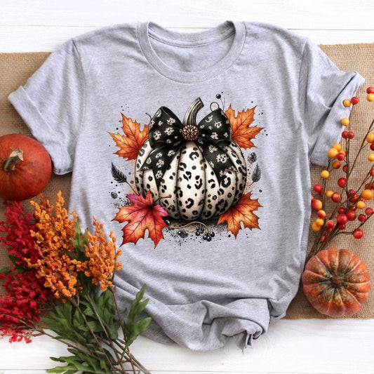 Pumpkin Leaves Fall Shirt