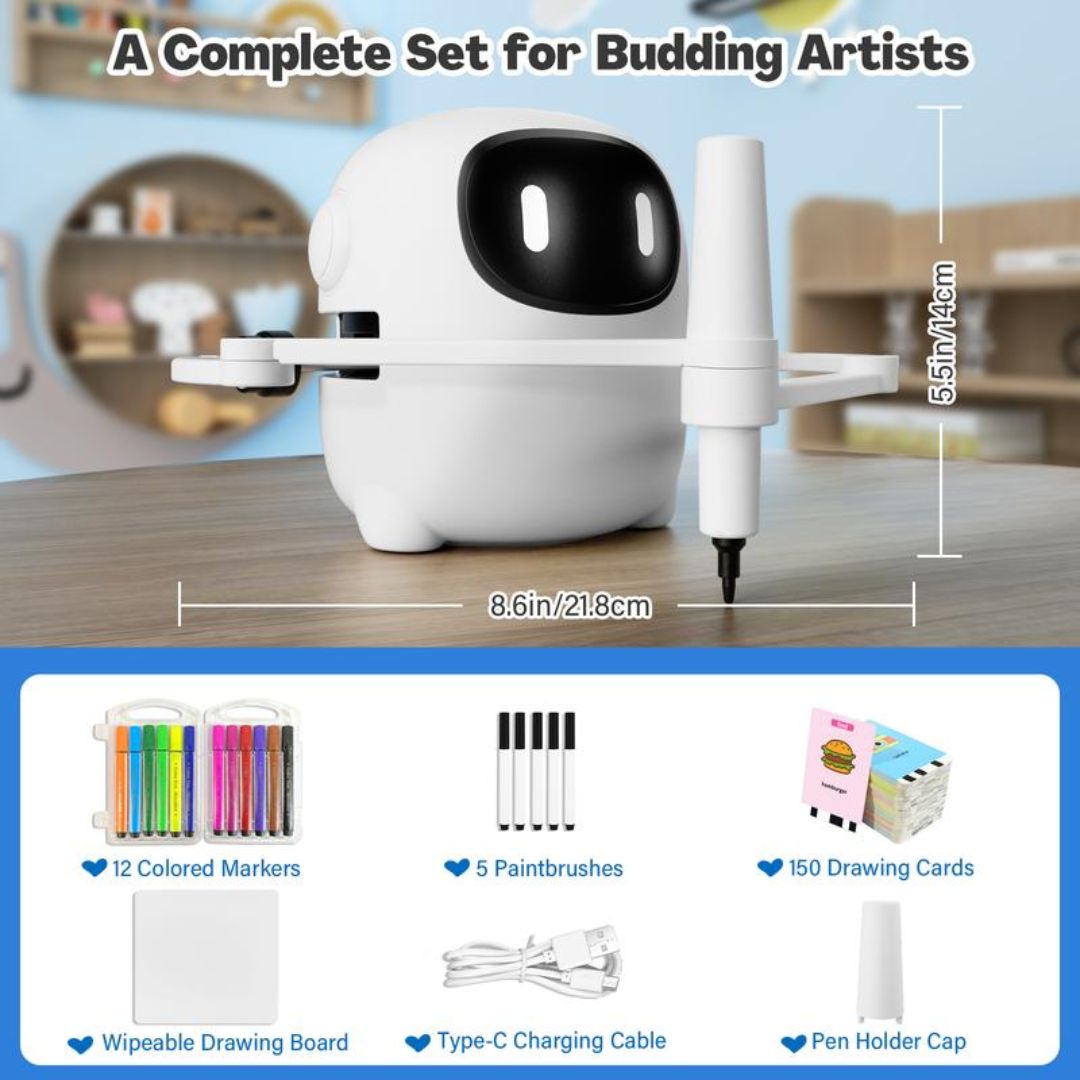 🎨 Smart Drawing Robot™ – Montessori Educational Art Buddy for Kids