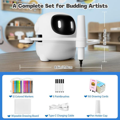 🎨 Smart Drawing Robot™ – Montessori Educational Art Buddy for Kids