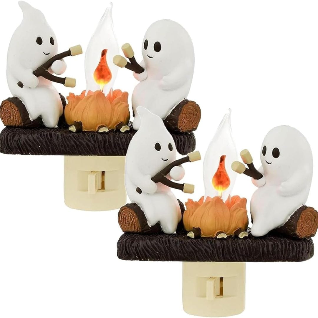 x2 Ghost Campfire Night Light