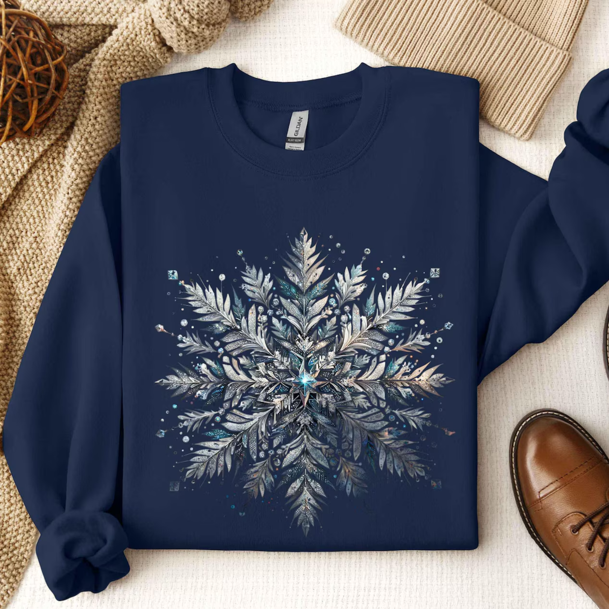 Snowflake Christmas Sweatshirt