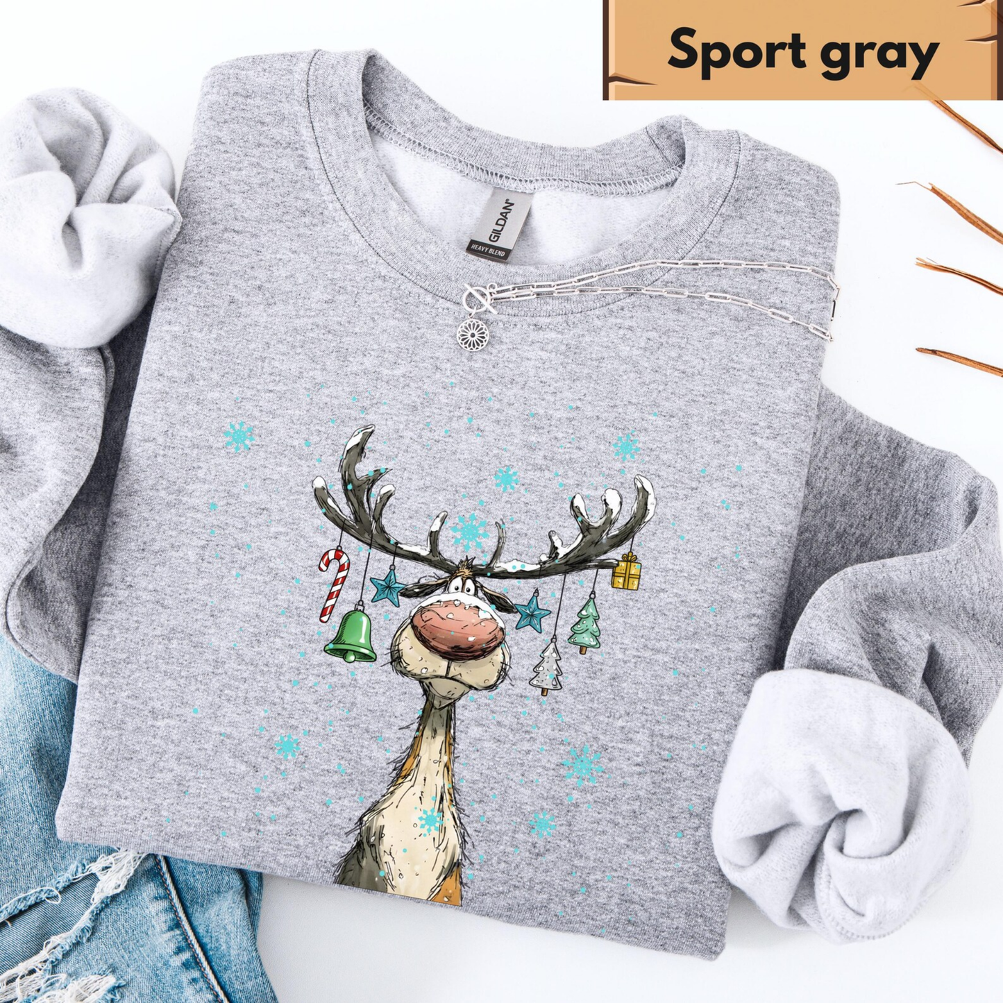 Reindeer Christmas Sweatshirt