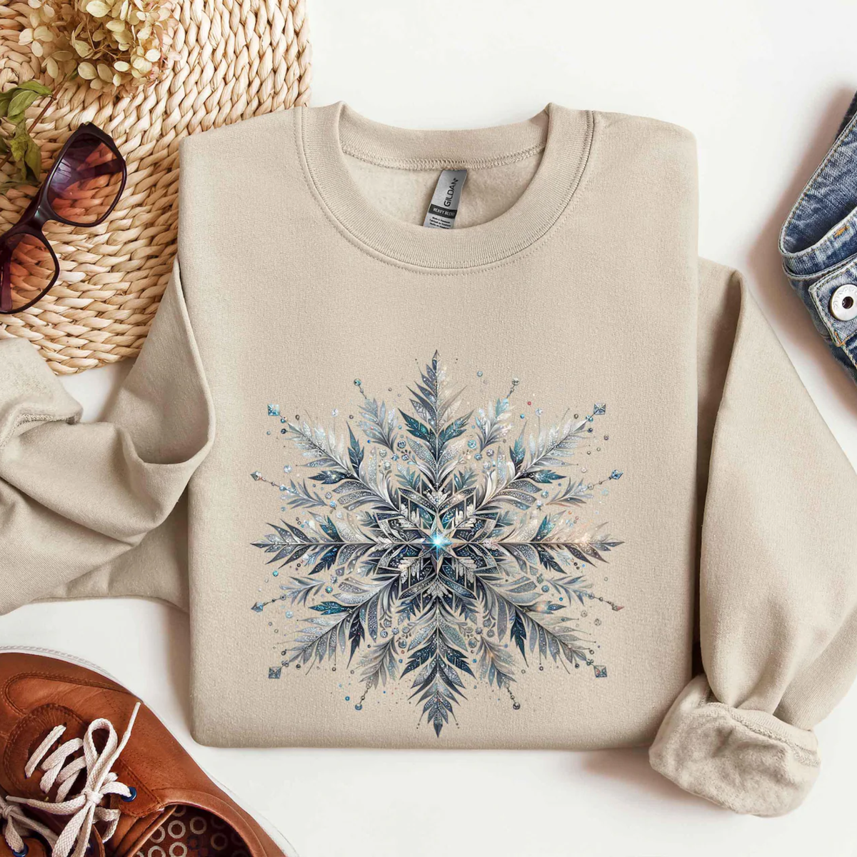 Snowflake Christmas Sweatshirt