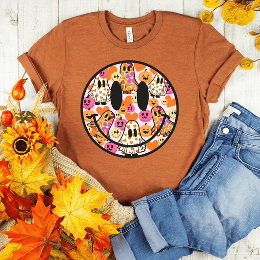 Autumn Smiley Face Fall Shirt