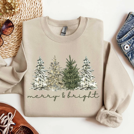 Merry Bright Christmas Sweatshirt