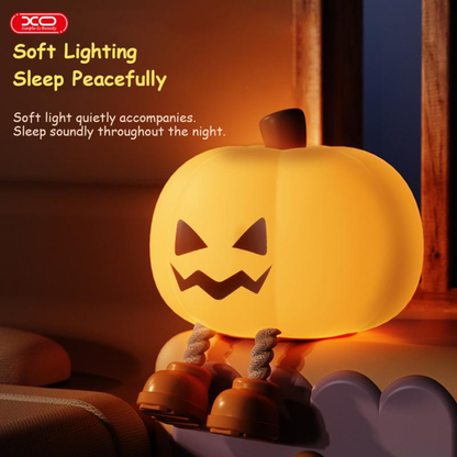 Cute Halloween Pumpkin Silicone Night Light