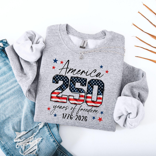 America 250 Independence Day Sweatshirt - Sport Grey