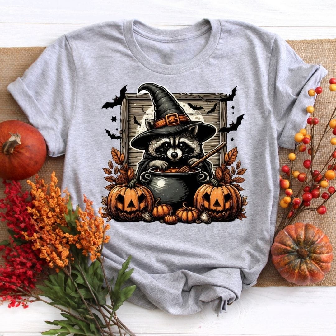 Autumn Raccoon Fall Shirt