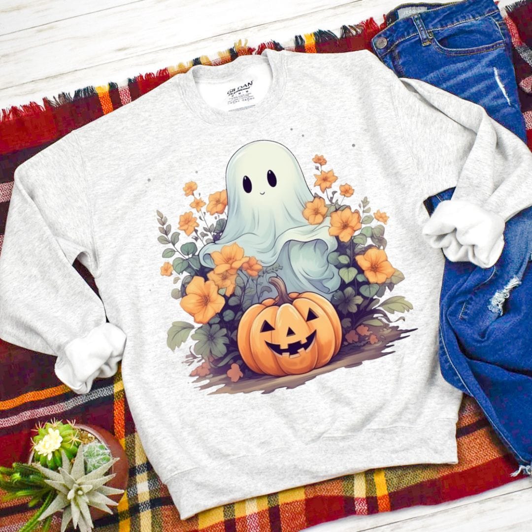 Ghost Pumpkins Fall Sweatshirt