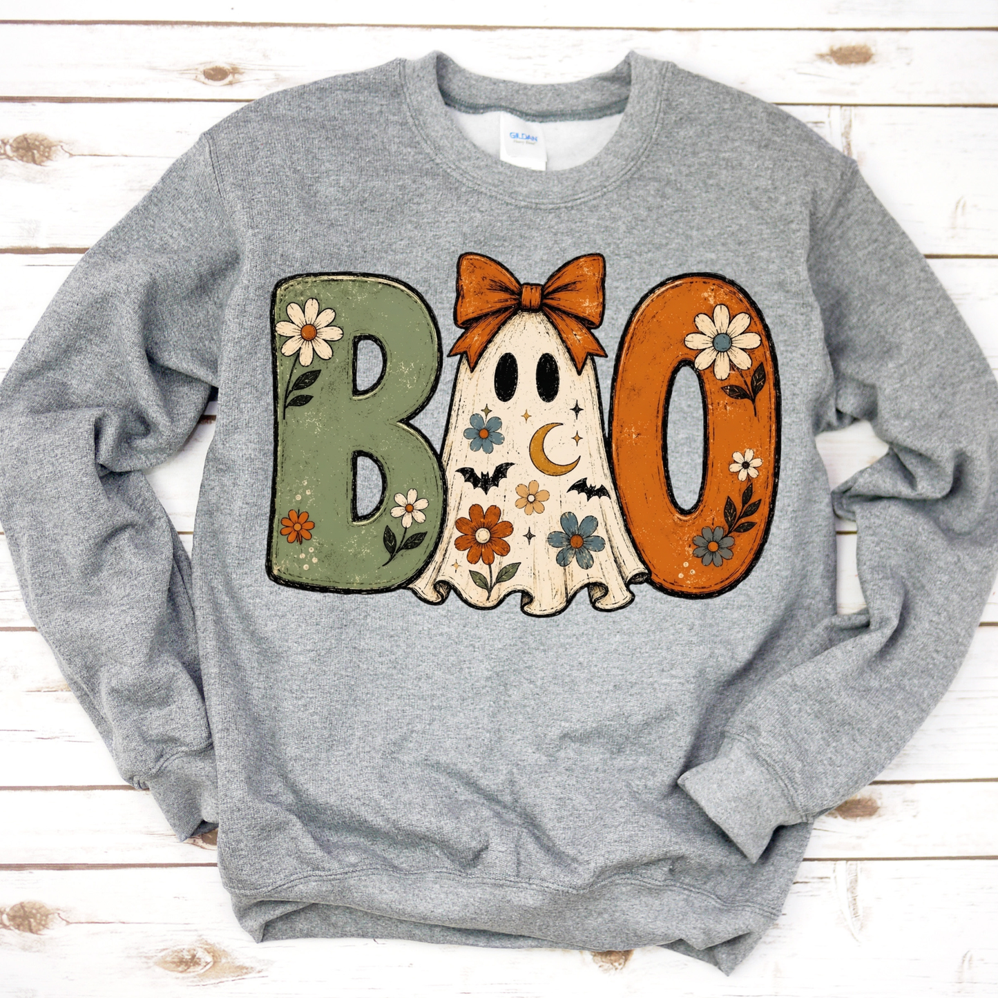 BOO Ghost Autumn Sweatshirt