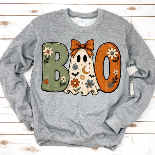 BOO Ghost Autumn Sweatshirt