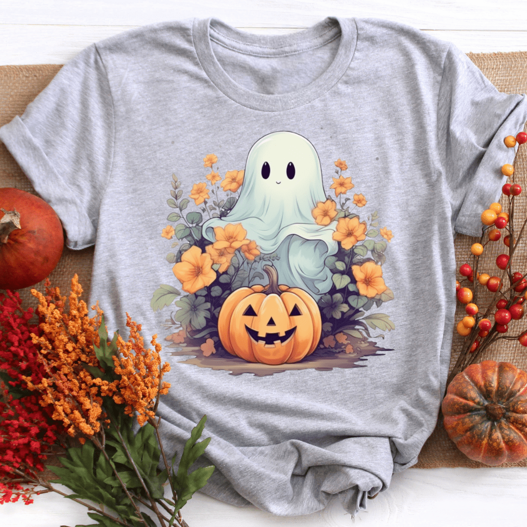 Autumn Graphic Ghost Fall Shirt