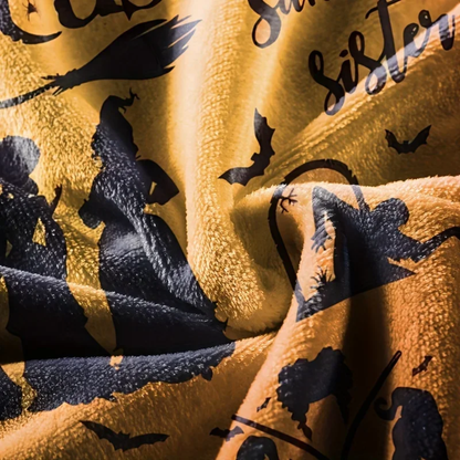 Witchy Halloween Cozy Blanket