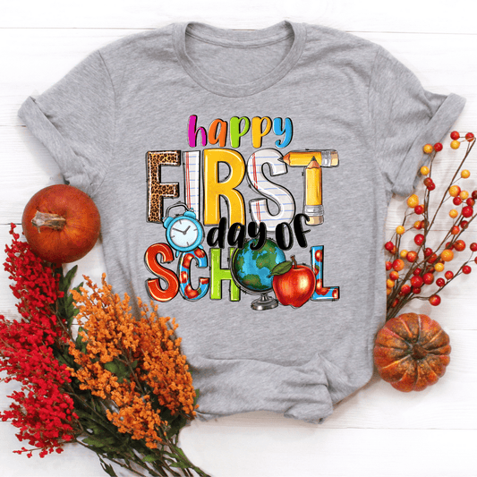 Happy First Day of School Shirt