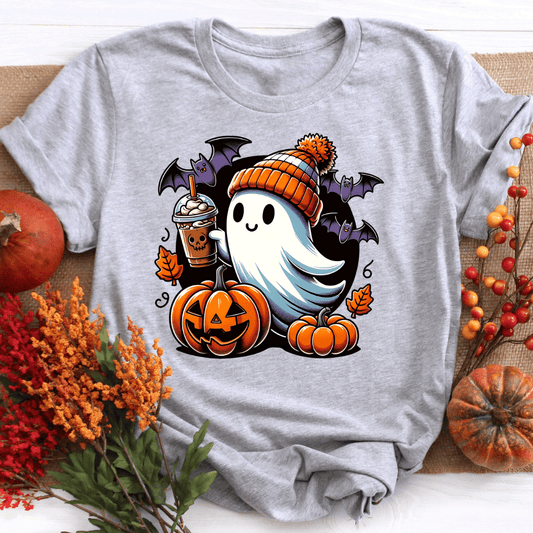 Autumn Graphic Ghost Fall Shirt