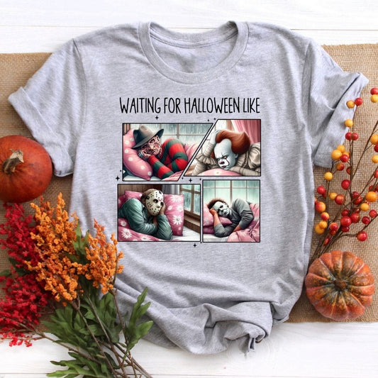 Waiting for Halloween Fall Shirt