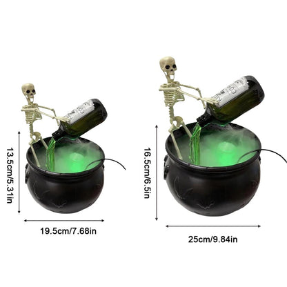 Floating Potion Cauldron – Fog, Glow & Levitating Bottle