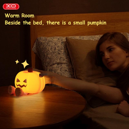 Cute Halloween Pumpkin Silicone Night Light