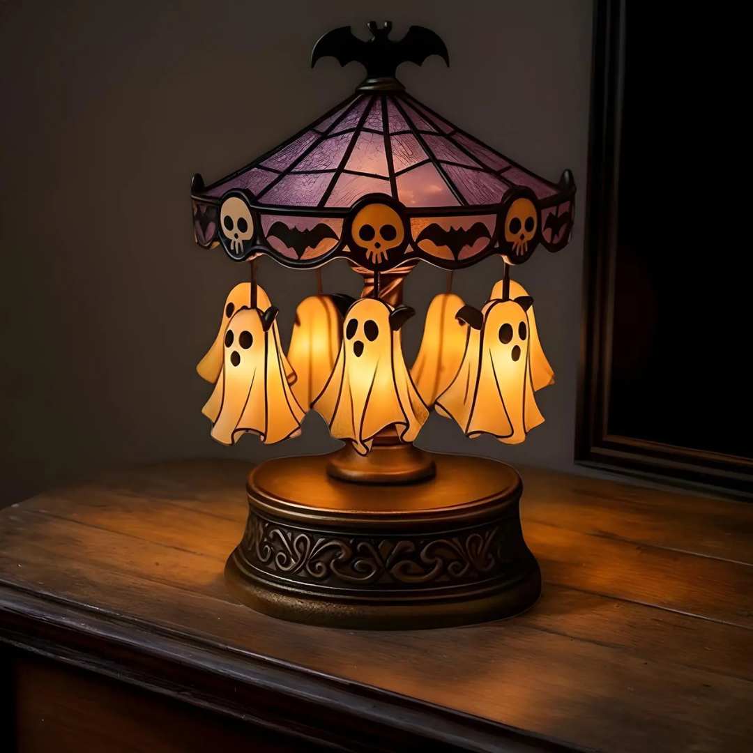 👻🎠 Ghost Carousel Lights – Halloween Limited Edition