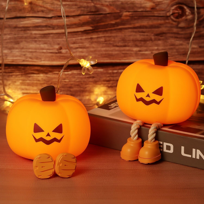 Cute Halloween Pumpkin Silicone Night Light